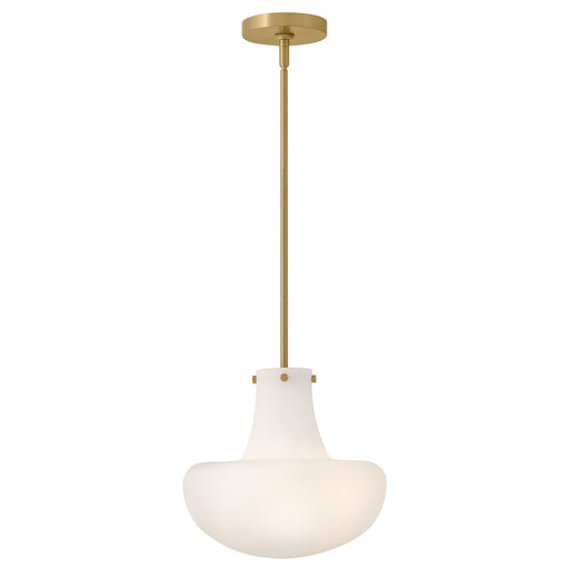 Molly LED Pendant Lacquered Brass