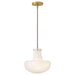 Lark - 84497LCB - LED Pendant - Molly - Lacquered Brass