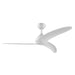 Progress Lighting - P250126-28M - 52" Ceiling Fan - Nirra - Matte White