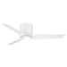 Progress Lighting - P250130-28M-30 - 48" Ceiling Fan - Rynn - Matte White