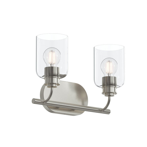 Reines Two Light Bath Vanity Brushed Nickel