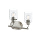 Progress Lighting - P300566-009 - Two Light Bath Vanity - Reines - Brushed Nickel
