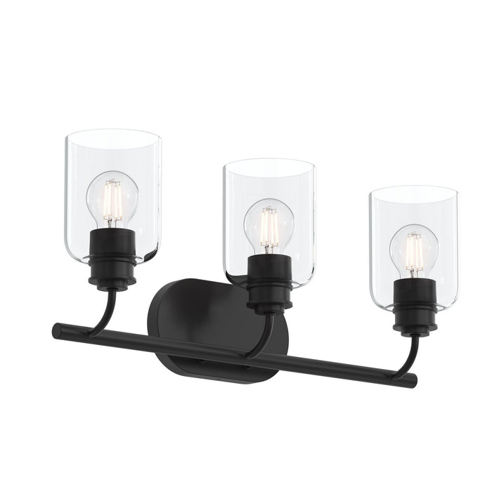 Progress Lighting - P300567-31M - Three Light Bath Vanity - Reines - Matte Black