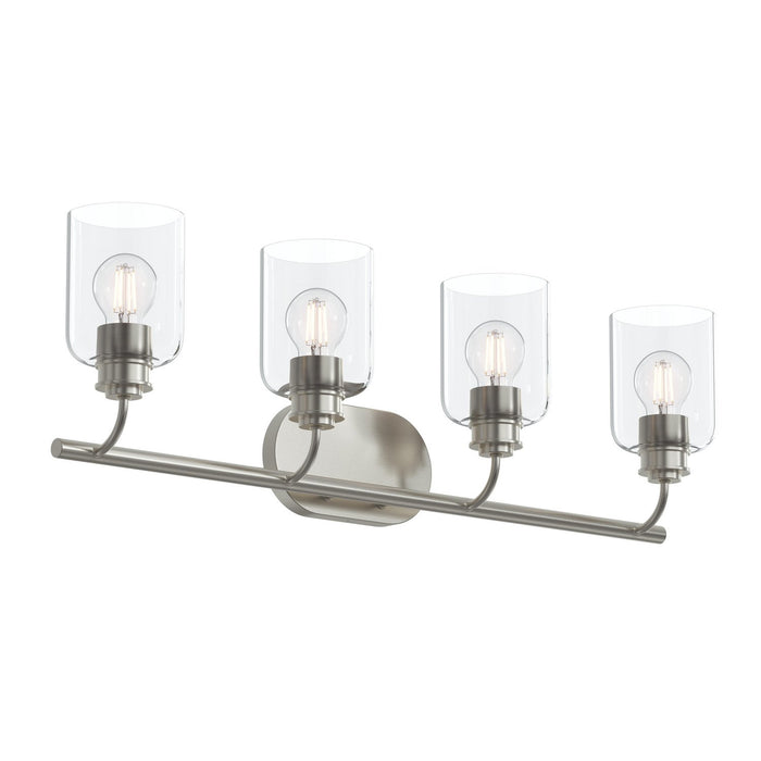 Progress Lighting - P300568-009 - Four Light Bath Vanity - Reines - Brushed Nickel