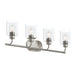 Progress Lighting - P300568-009 - Four Light Bath Vanity - Reines - Brushed Nickel
