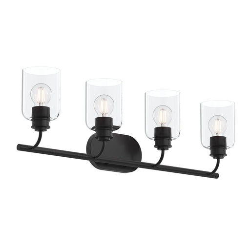 Progress Lighting - P300568-31M - Four Light Bath Vanity - Reines - Matte Black