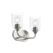 Progress Lighting - P300572-009 - Two Light Bath Vanity - Ilia - Brushed Nickel