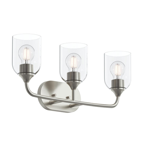 Progress Lighting - P300573-009 - Three Light Bath Vanity - Ilia - Brushed Nickel