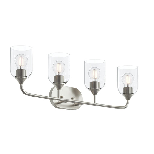 Progress Lighting - P300574-009 - Four Light Bath Vanity - Ilia - Brushed Nickel