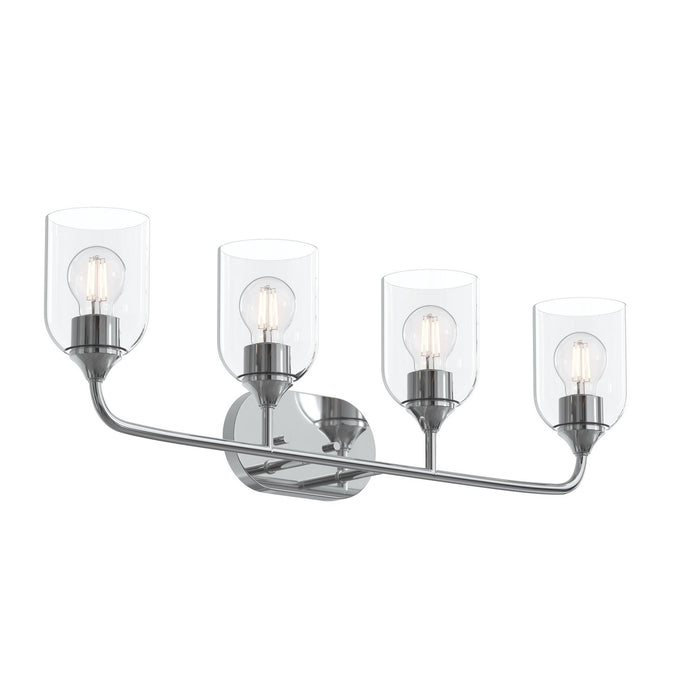 Progress Lighting - P300574-015 - Four Light Bath Vanity - Ilia - Polished Chrome