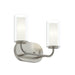 Progress Lighting - P300575-009 - Two Light Bath Vanity - Mack - Brushed Nickel