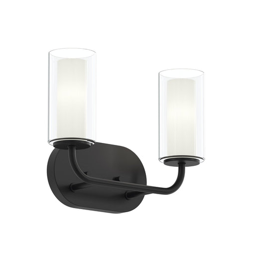 Progress Lighting - P300575-31M - Two Light Bath Vanity - Mack - Matte Black