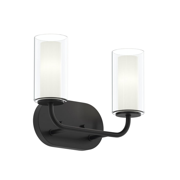 Progress Lighting - P300575-31M - Two Light Bath Vanity - Mack - Matte Black