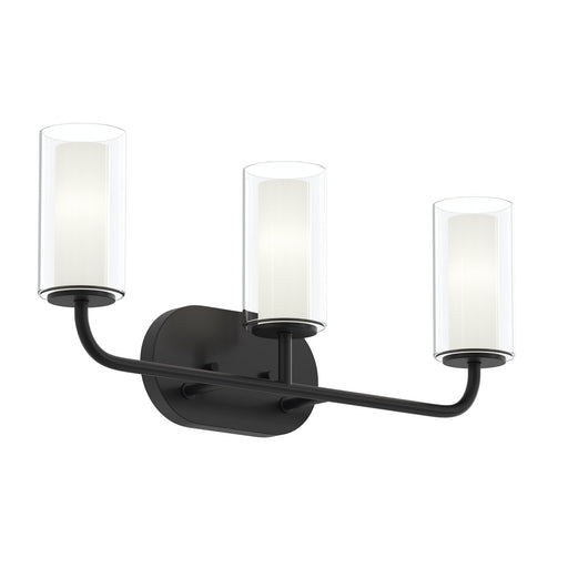 Progress Lighting - P300576-31M - Three Light Bath Vanity - Mack - Matte Black