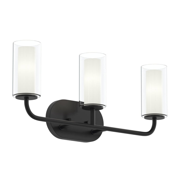 Progress Lighting - P300576-31M - Three Light Bath Vanity - Mack - Matte Black