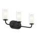 Progress Lighting - P300576-31M - Three Light Bath Vanity - Mack - Matte Black