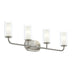 Progress Lighting - P300577-009 - Four Light Bath Vanity - Mack - Brushed Nickel