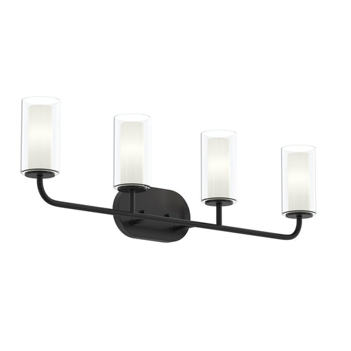 Progress Lighting - P300577-31M - Four Light Bath Vanity - Mack - Matte Black