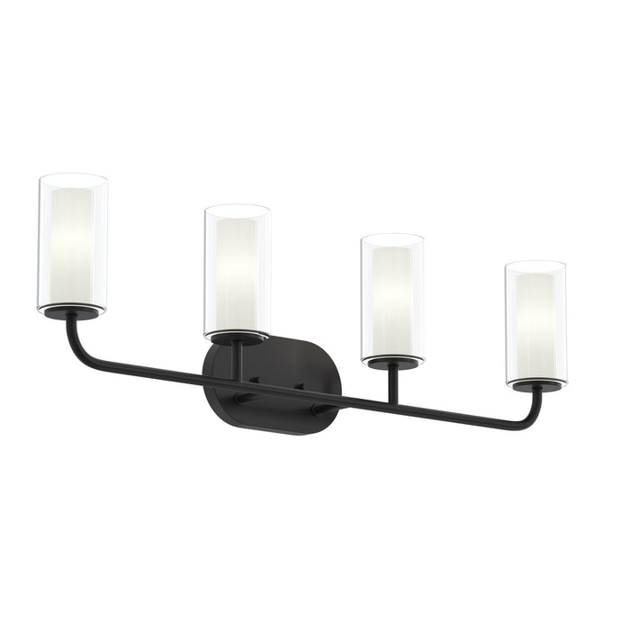 Progress Lighting - P300577-31M - Four Light Bath Vanity - Mack - Matte Black