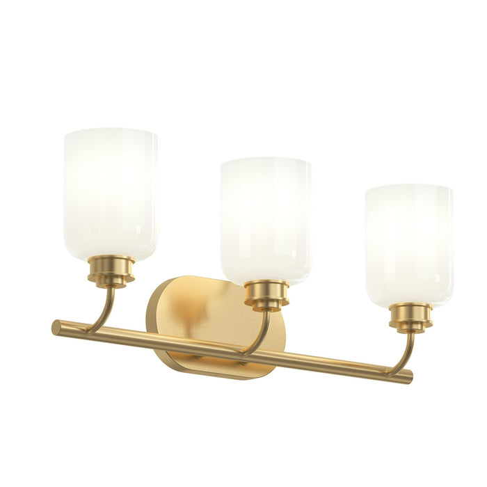 Progress Lighting - P300579-191 - Three Light Bath Vanity - Reines - Brushed Gold