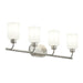 Progress Lighting - P300580-009 - Four Light Bath Vanity - Reines - Brushed Nickel
