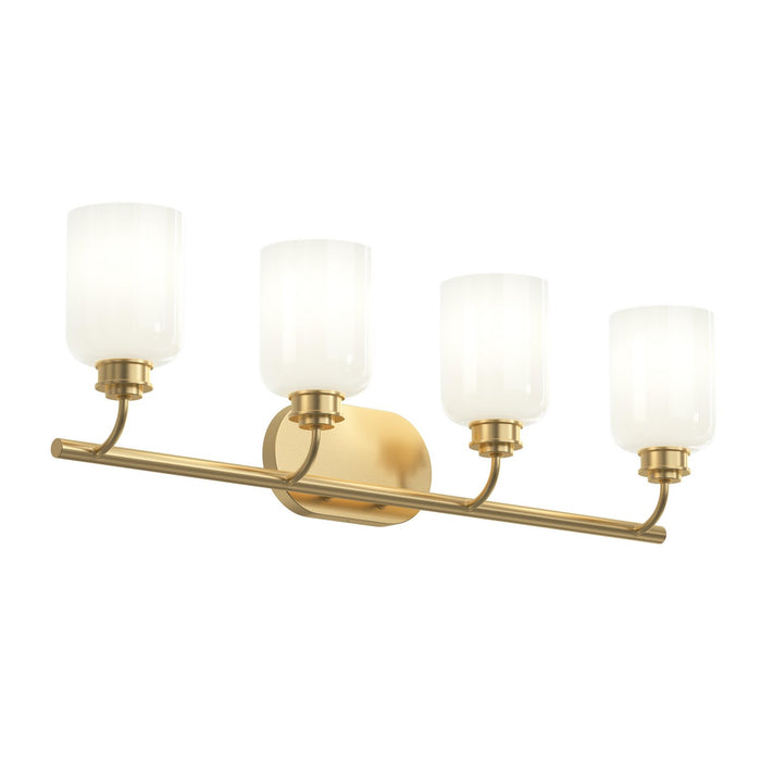 Progress Lighting - P300580-191 - Four Light Bath Vanity - Reines - Brushed Gold