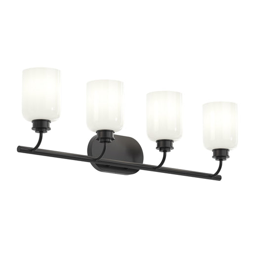 Progress Lighting - P300580-31M - Four Light Bath Vanity - Reines - Matte Black