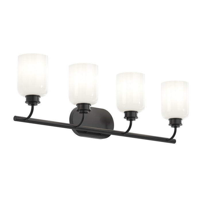 Progress Lighting - P300580-31M - Four Light Bath Vanity - Reines - Matte Black