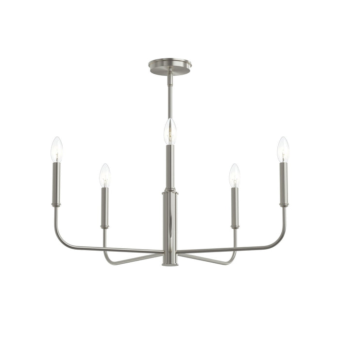 Progress Lighting - P400446-009 - Five Light Chandelier - Reines - Brushed Nickel