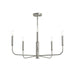 Progress Lighting - P400446-009 - Five Light Chandelier - Reines - Brushed Nickel