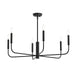 Progress Lighting - P400448-31M - Six Light Chandelier - Reines - Matte Black