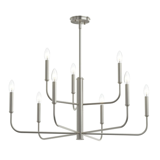 Progress Lighting - P400449-009 - Nine Light Chandelier - Reines - Brushed Nickel