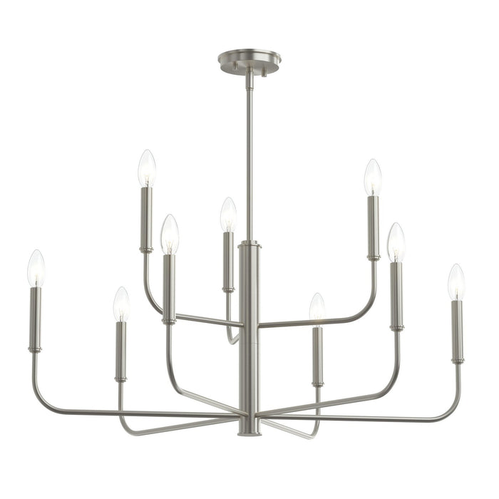 Progress Lighting - P400449-009 - Nine Light Chandelier - Reines - Brushed Nickel