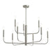 Progress Lighting - P400449-009 - Nine Light Chandelier - Reines - Brushed Nickel