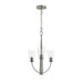 Progress Lighting - P400452-009 - Three Light Chandelier - Jheni - Brushed Nickel