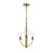 Progress Lighting - P400452-191 - Three Light Chandelier - Jheni - Brushed Gold