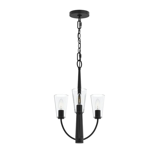 Jheni Three Light Chandelier Matte Black