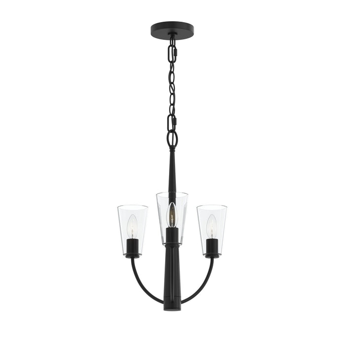 Progress Lighting - P400452-31M - Three Light Chandelier - Jheni - Matte Black