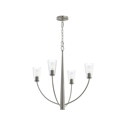 Jheni Four Light Chandelier Brushed Nickel