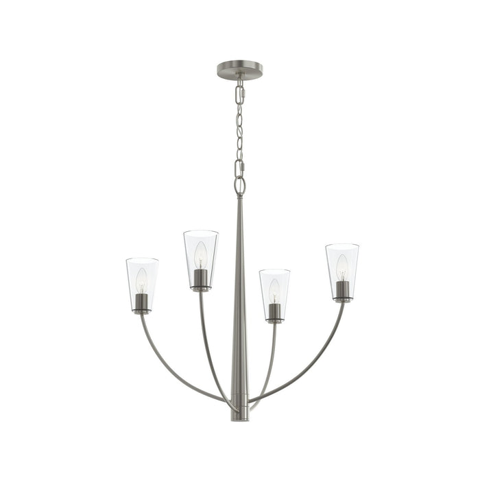 Progress Lighting - P400453-009 - Four Light Chandelier - Jheni - Brushed Nickel