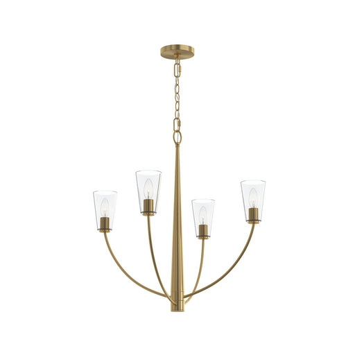 Jheni Four Light Chandelier Brushed Gold