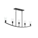 Progress Lighting - P400456-31M - Five Light Linear Chandelier - Jheni - Matte Black