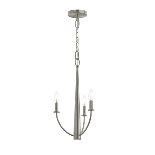 Jheni Three Light Chandelier Brushed Nickel