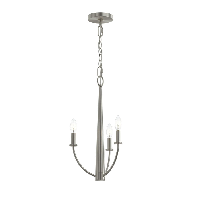 Progress Lighting - P400457-009 - Three Light Chandelier - Jheni - Brushed Nickel