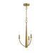Progress Lighting - P400457-191 - Three Light Chandelier - Jheni - Brushed Gold
