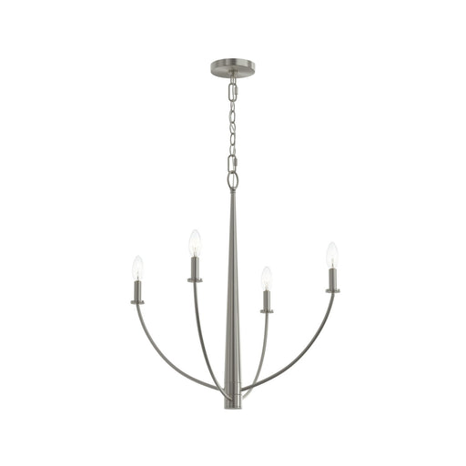 Jheni Four Light Chandelier Brushed Nickel