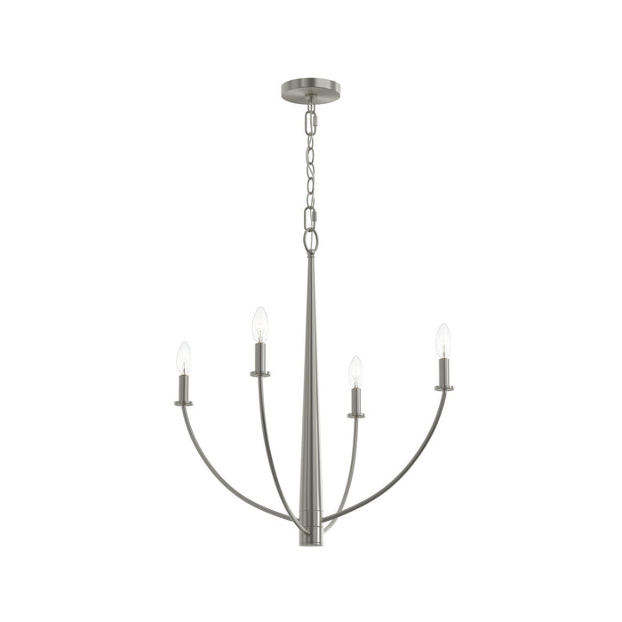 Progress Lighting - P400458-009 - Four Light Chandelier - Jheni - Brushed Nickel