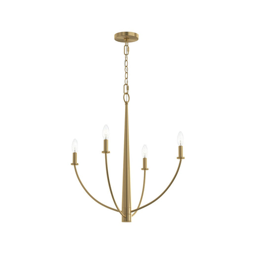 Jheni Four Light Chandelier Brushed Gold