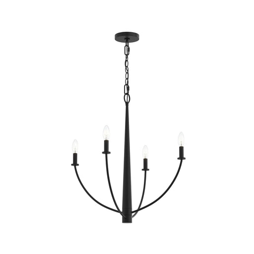 Jheni Four Light Chandelier Matte Black