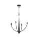 Progress Lighting - P400458-31M - Four Light Chandelier - Jheni - Matte Black
